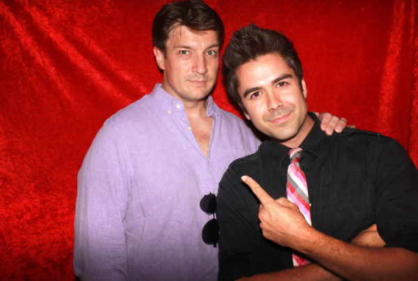 Castle Nathan Fillion photo booth 4