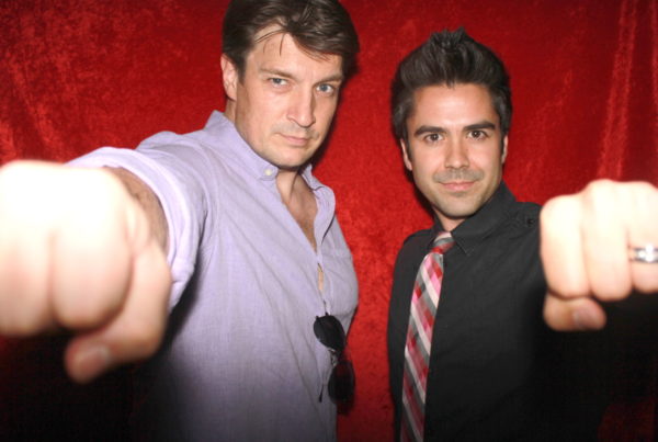 Castle Nathan Fillion photo booth 2